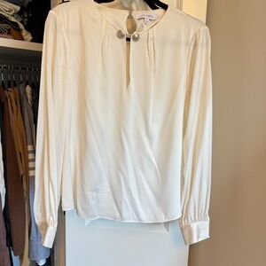 intermix silk blouse